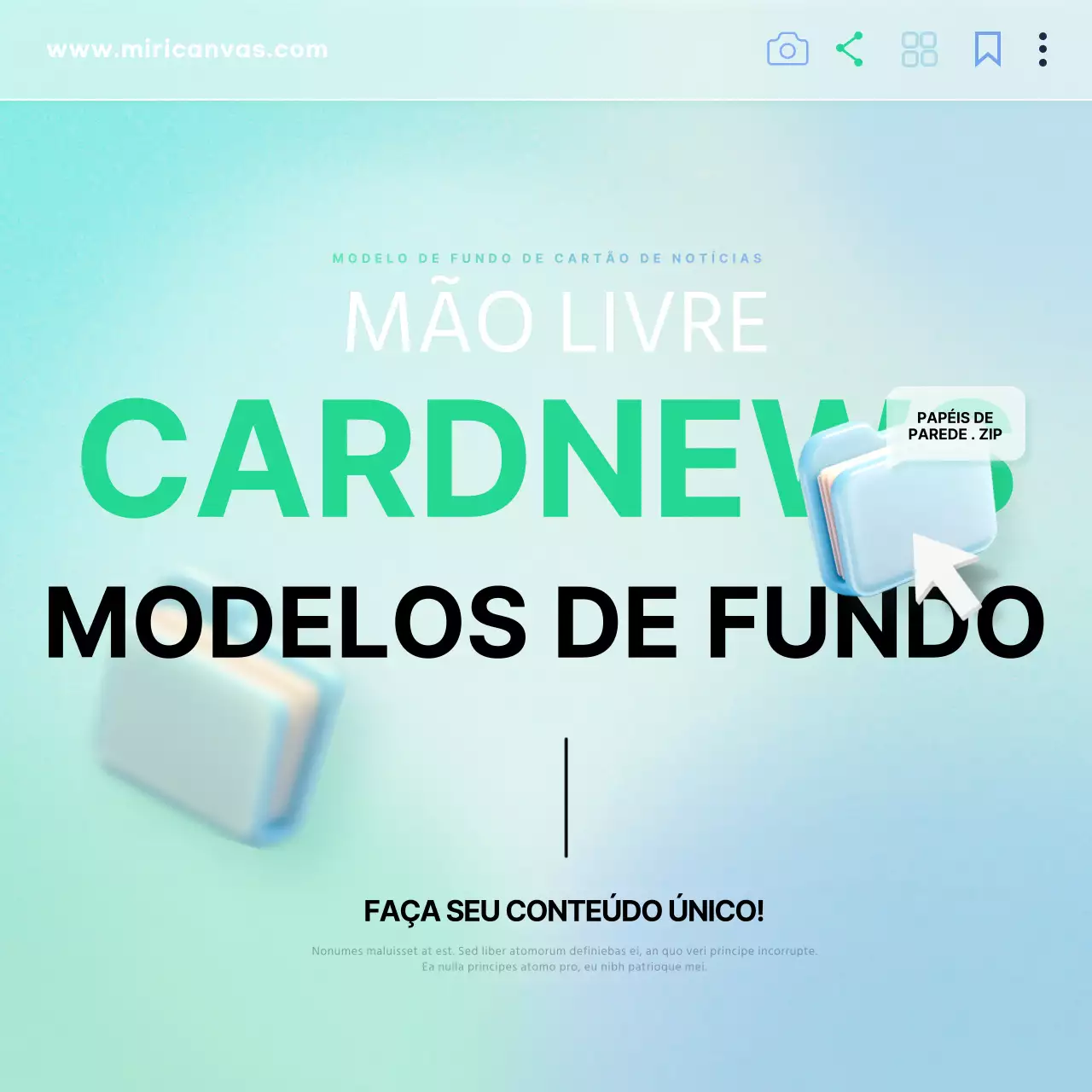 Um fundo moderno em menta e cor-de-rosaSobre o modelo