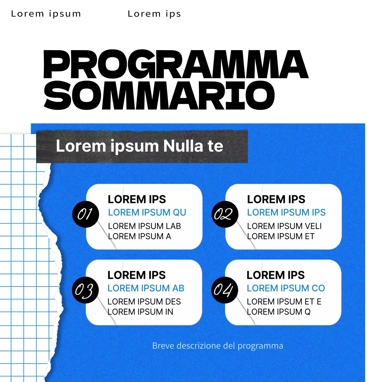 Promuovere i concerti della camminata arancione e blu