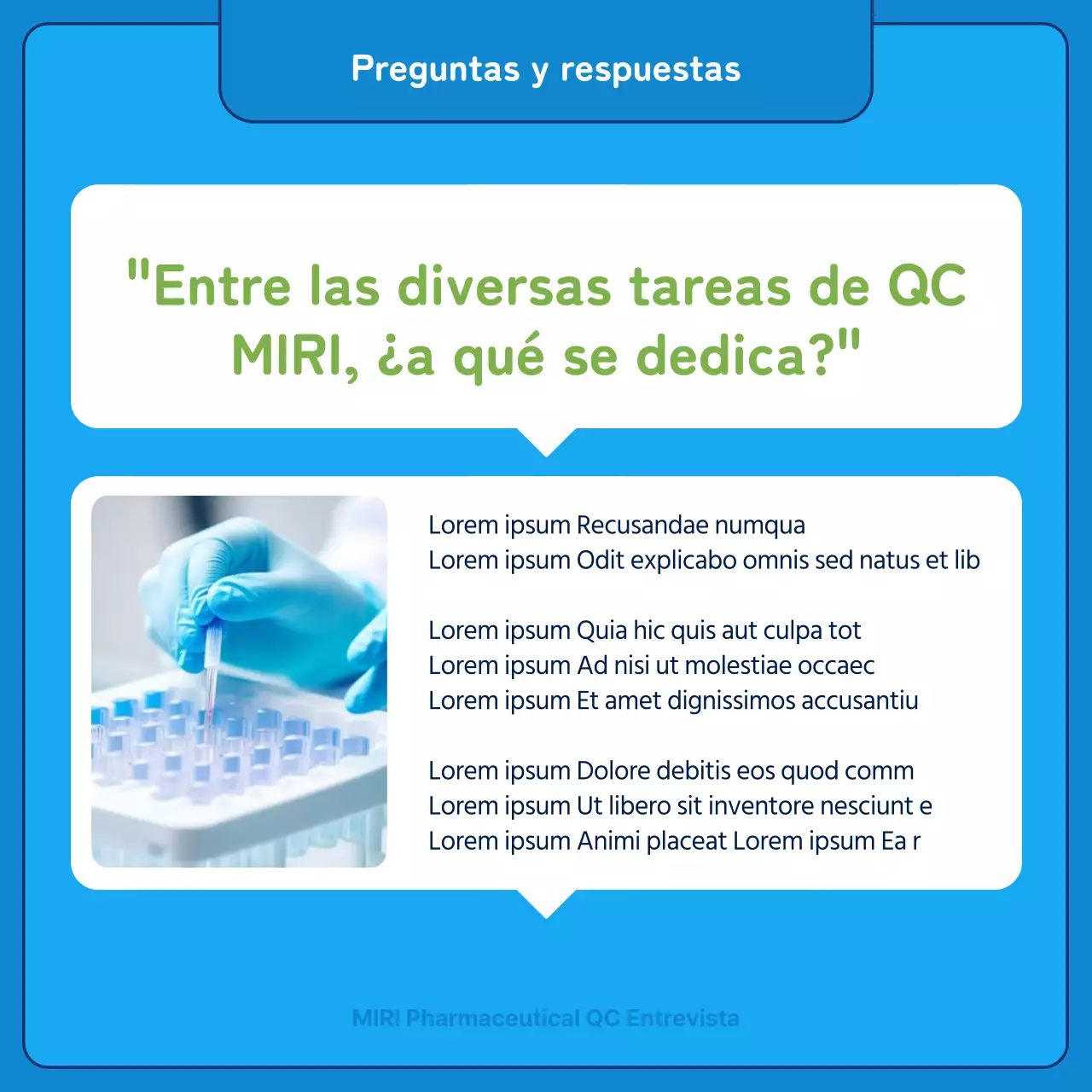 Sobre la entrevista al titular azul y chartreuse kitsch