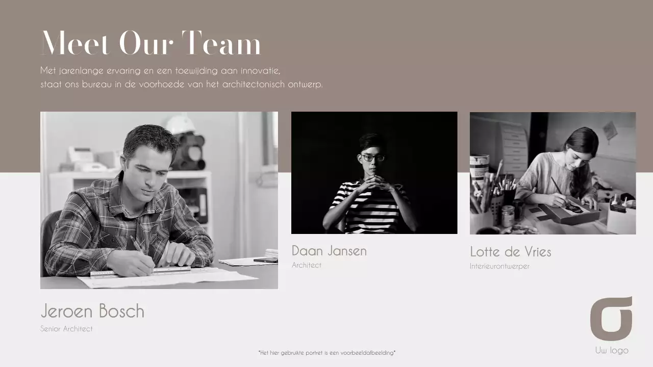 Elegante zakelijke rapporten in zwart-wit