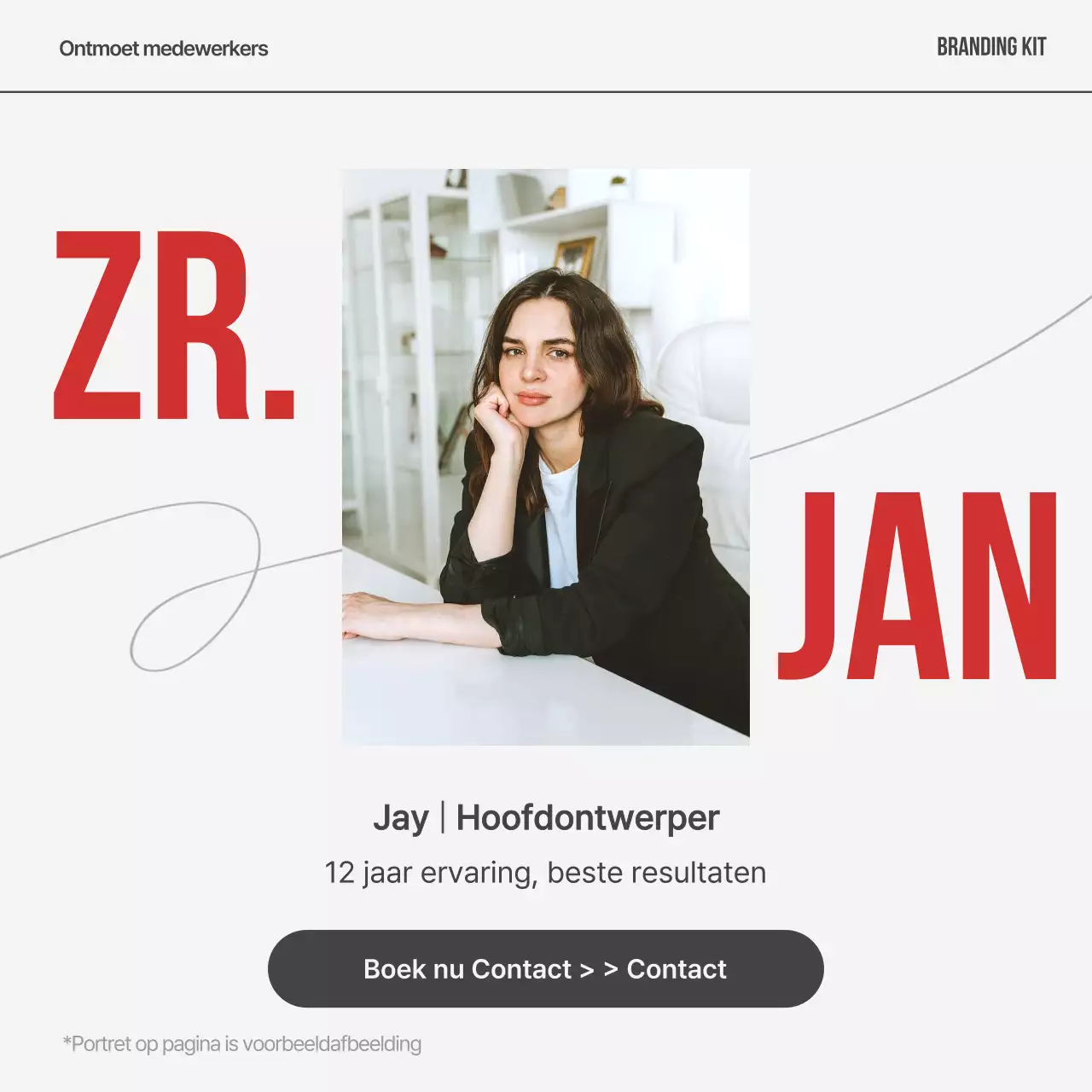 Red's moderne haarmerk post