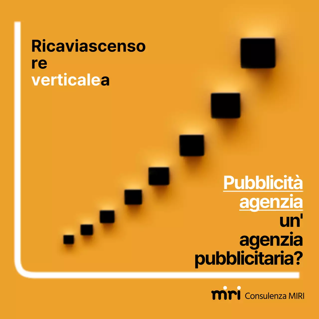 Semplice annuncio di consulenza con sfondo giallo