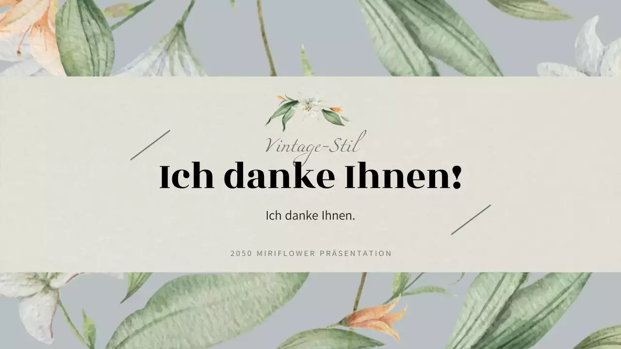 Vintage Winterblume Vorschlag in hellblau