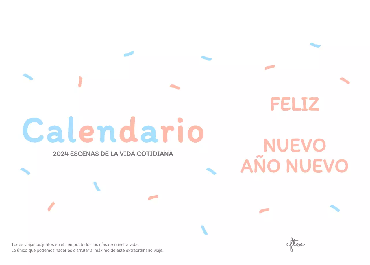 Simpáticos calendarios con adorables ilustraciones