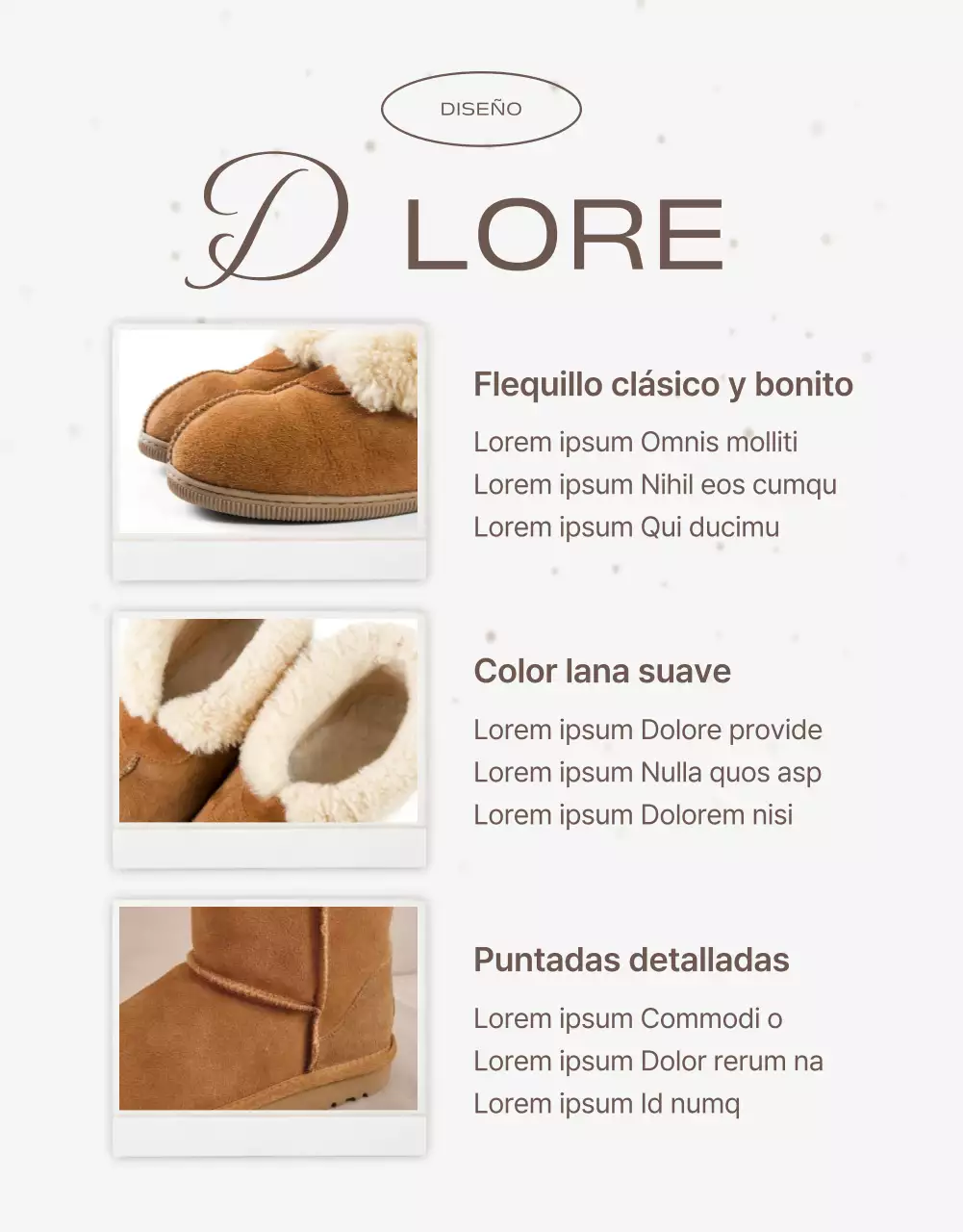 Sobre las sencillas botas Ugg marrones y rojas