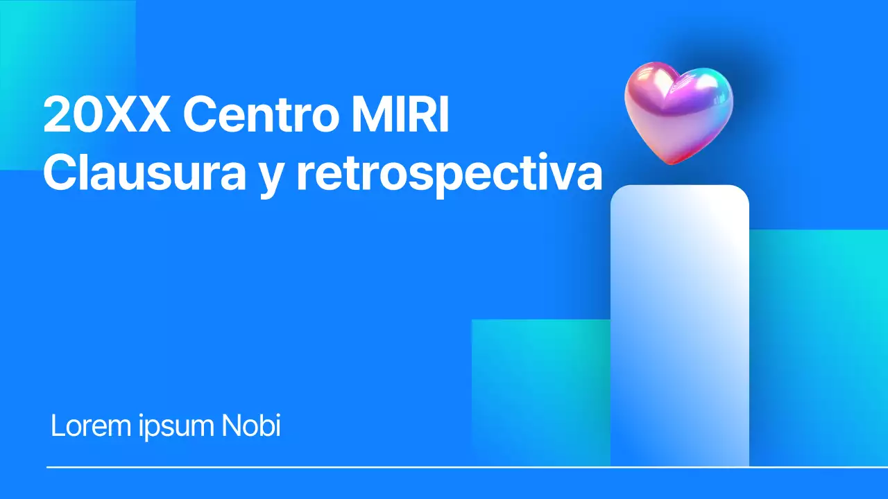 Informes de evaluación de fin de año en azul