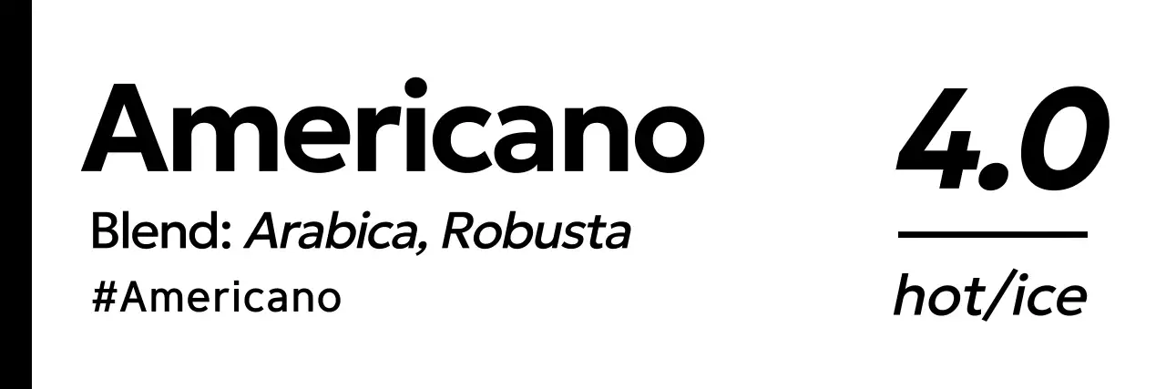 Modern black-and-white drinks and coffee