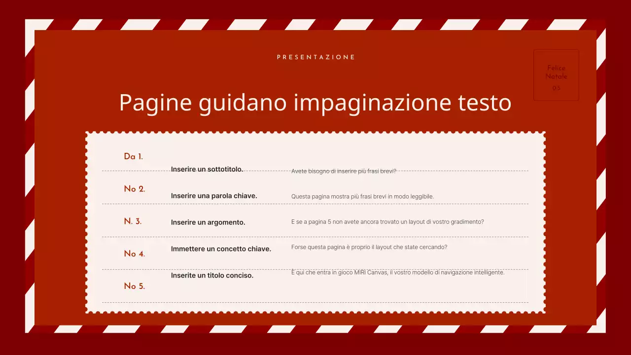 Un accogliente organizzatore di eventi natalizi in rosso e beige