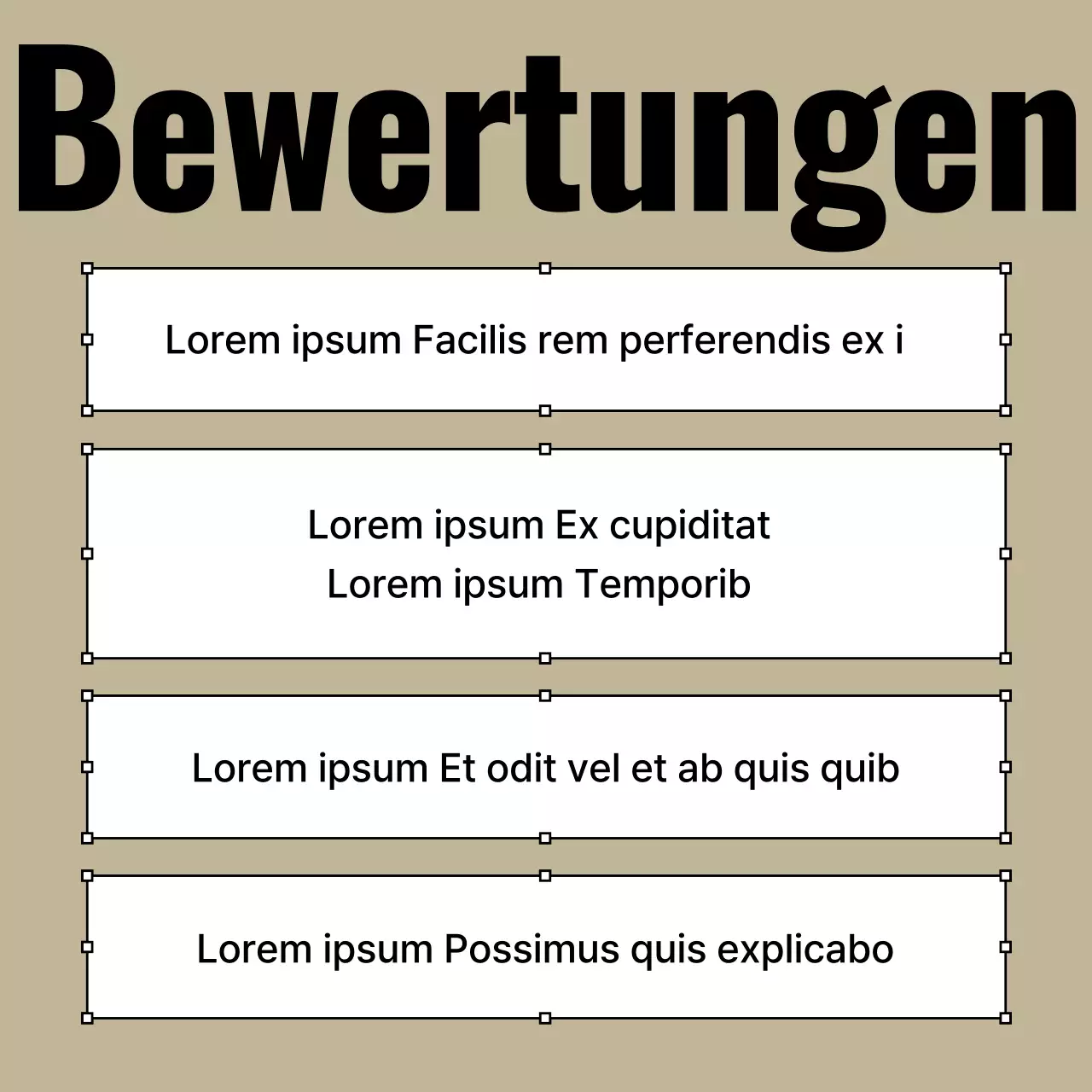 Förderung einer modernen Community-Einstellung in Beige und Schwarz
