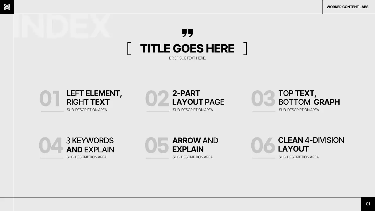 Presentasi Panduan Laporan Modern Abu-abu