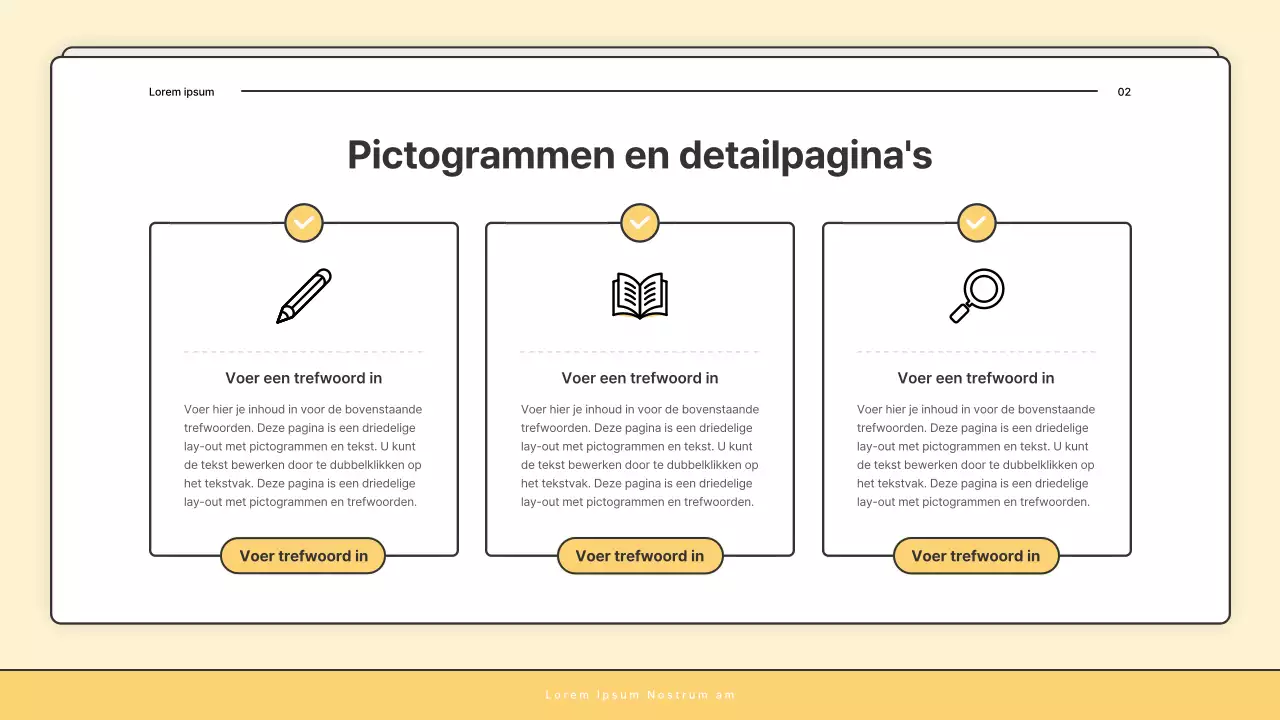 Een eenvoudige geel-witte nieuwsbriefpost van het welzijnskantoor