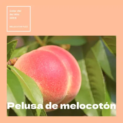 Promocione el color del año con sencillos colores naranja y rosa