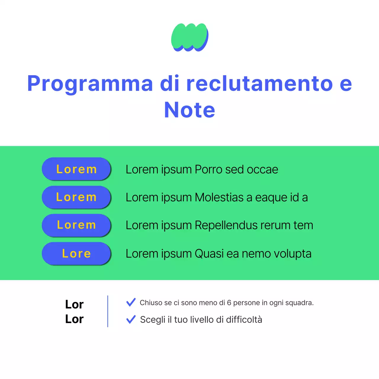 Promuovere la tendenza verde e blu nel reclutamento di club sportivi