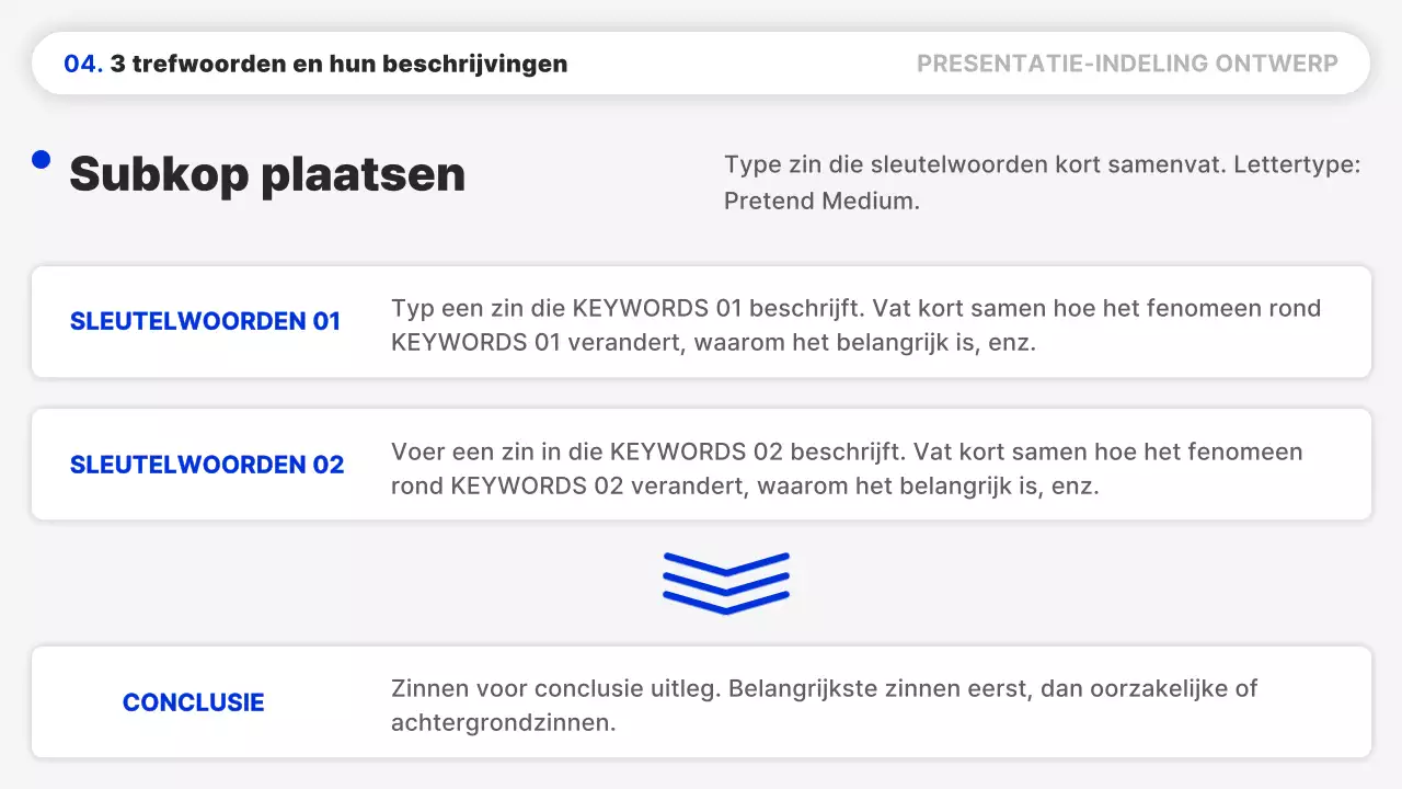 Een eenvoudig blauw en zwart lay-outrapport