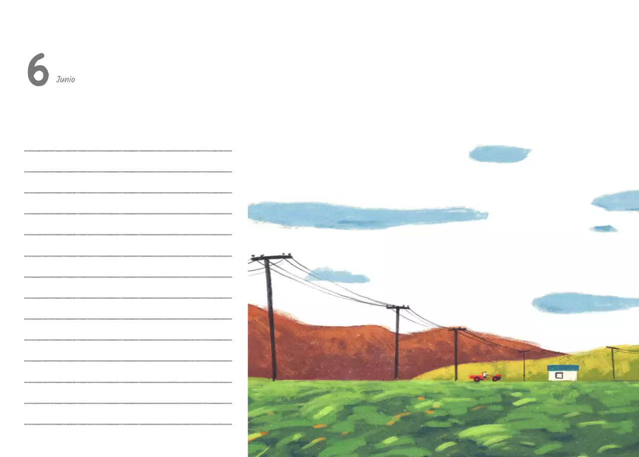 Simpáticos calendarios con adorables ilustraciones