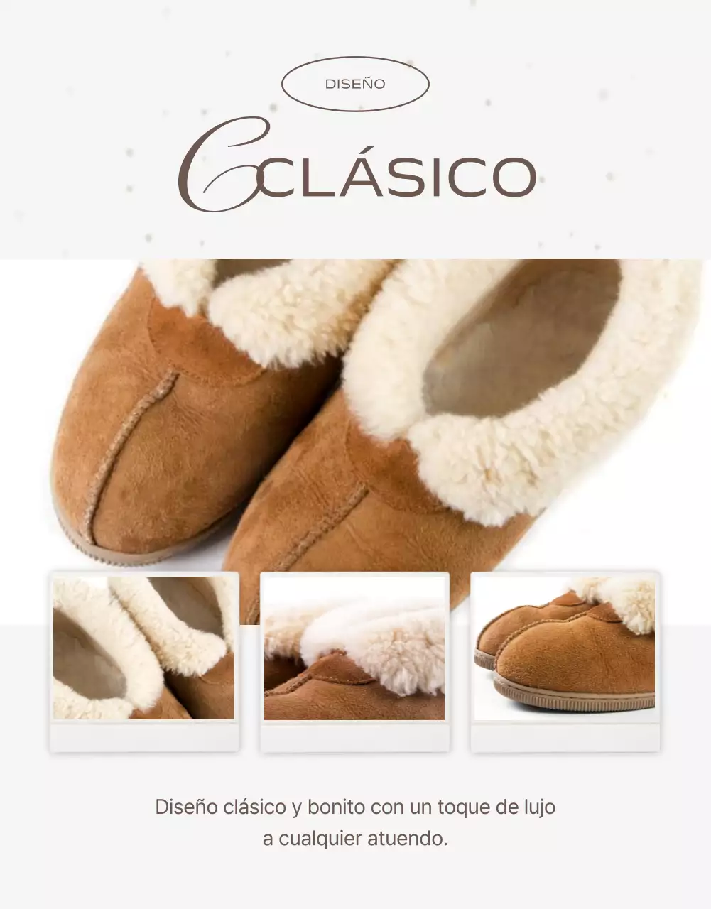 Sobre las sencillas botas Ugg marrones y rojas