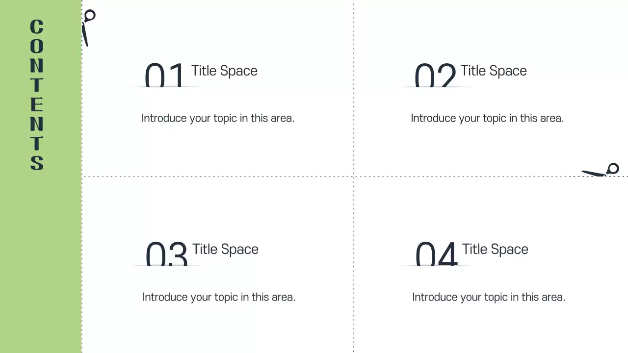 Green Minimalist Template Presentation