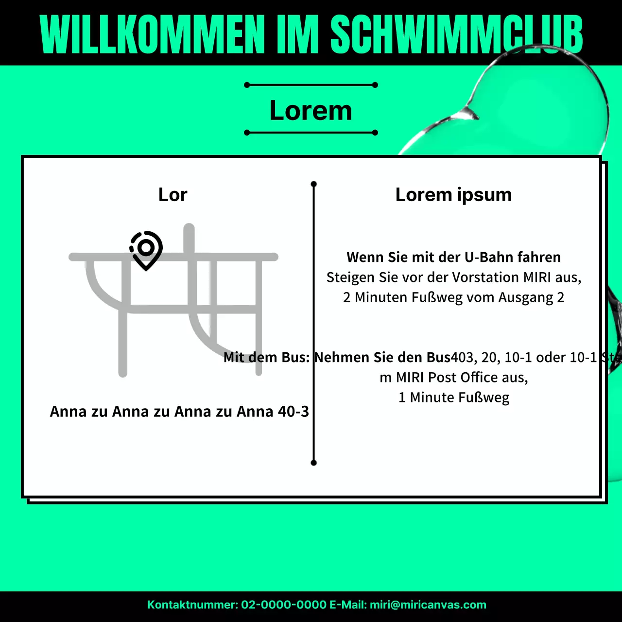 Mit dem grün-schwarzen Trend die Anwerbung von Schwimmvereinen fördern