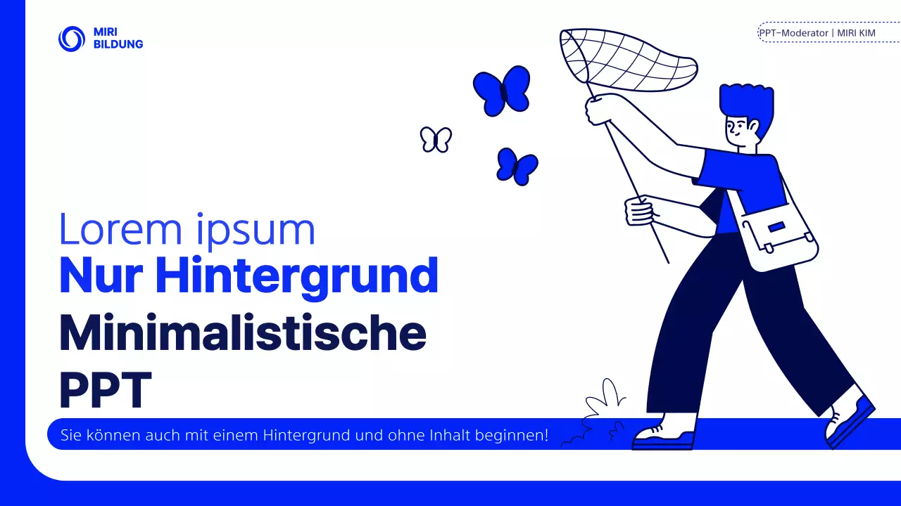 Ein moderner, marineblauer und weißer entwässerungstechnischer Bericht