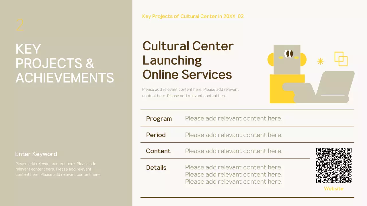 Yellow Modern Cultural Presentation