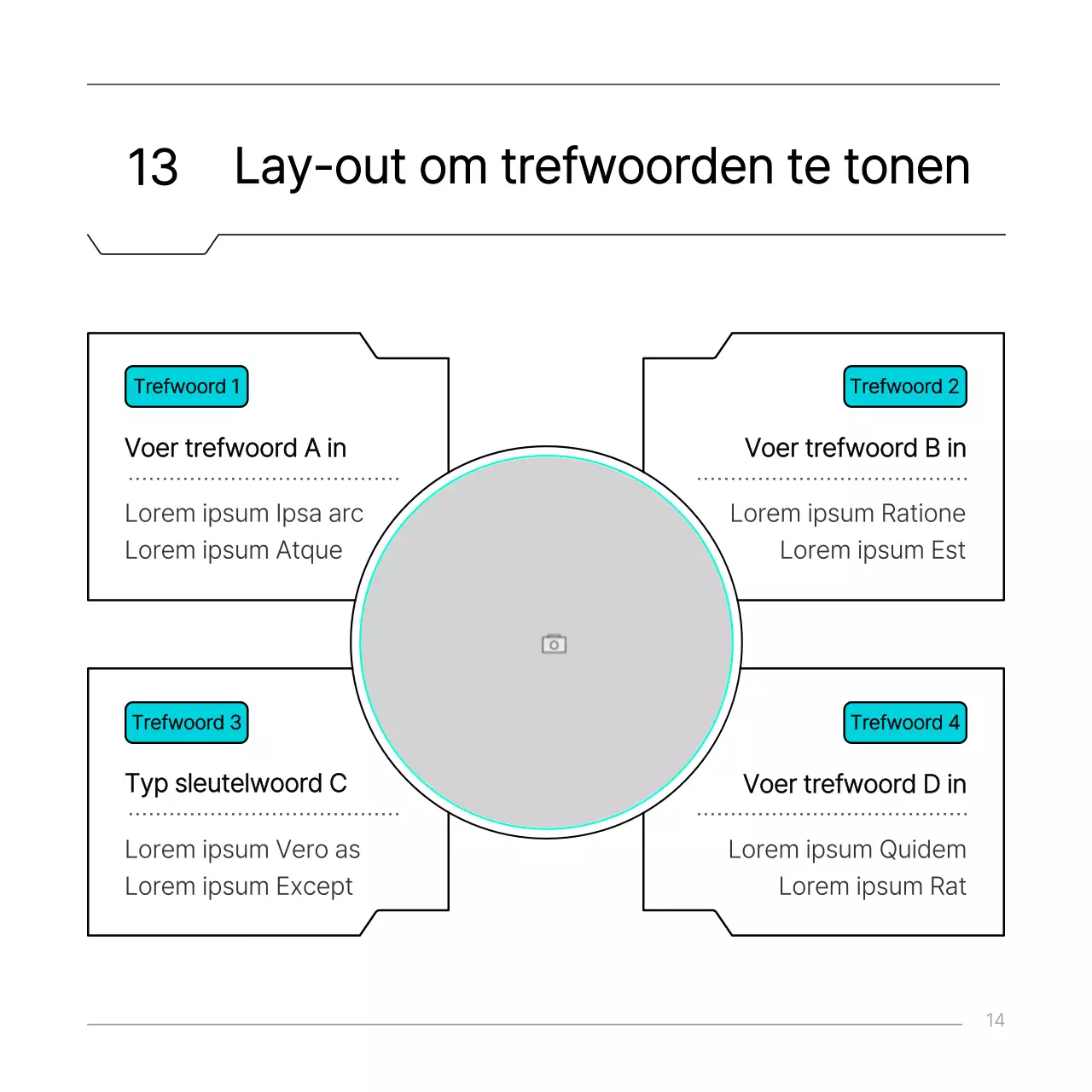 Lichtblauw eenvoudig technisch circuit conceptrapport
