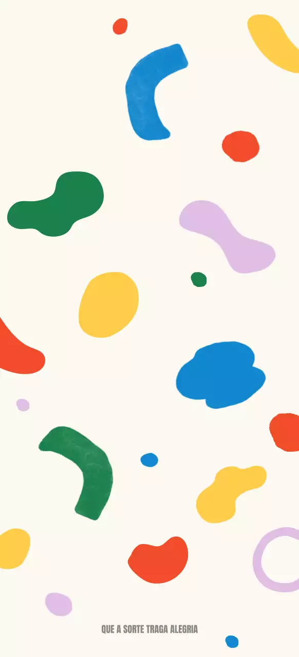 Ilustrações com padrões em cores primárias