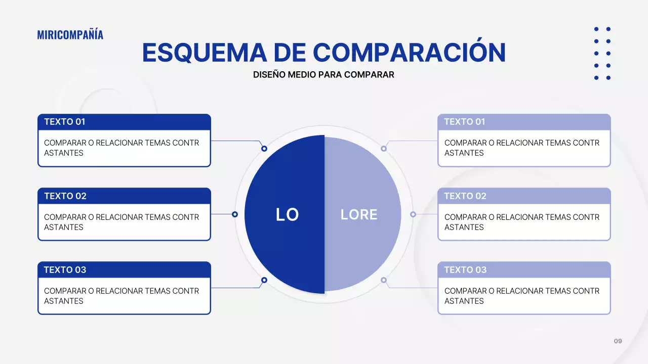Una presentación empresarial gris y sencilla