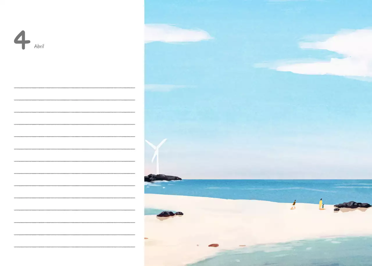 Simpáticos calendarios con adorables ilustraciones