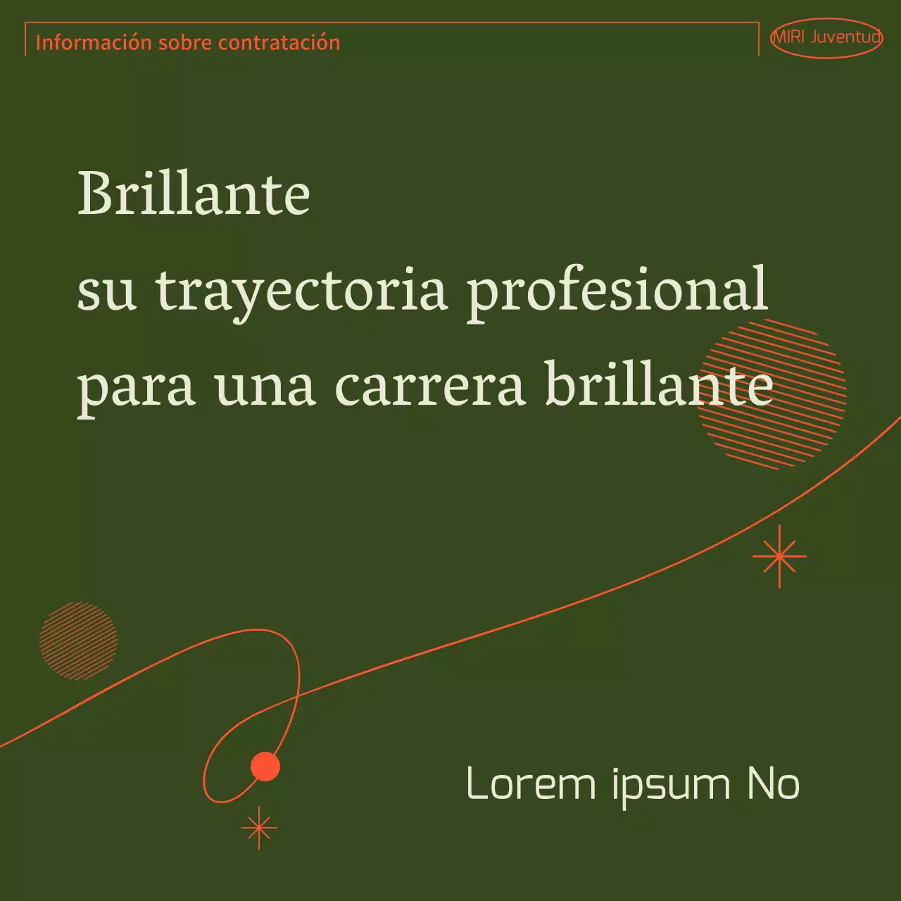 Una sencilla guía de usuario comunitaria verde y naranja