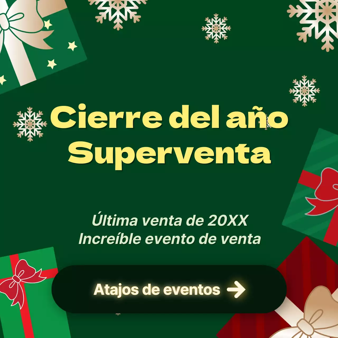 Promover en verde y rojo