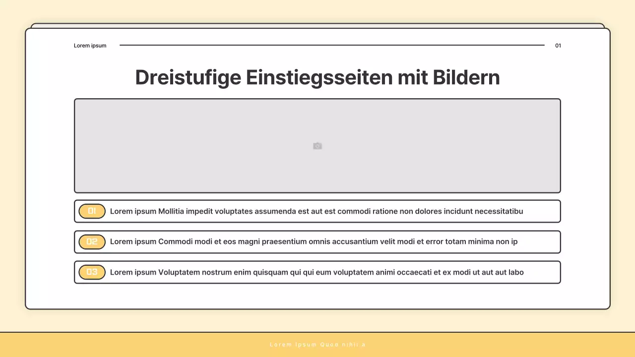 Ein einfacher gelb-weißer Rundbrief des Sozialamtes