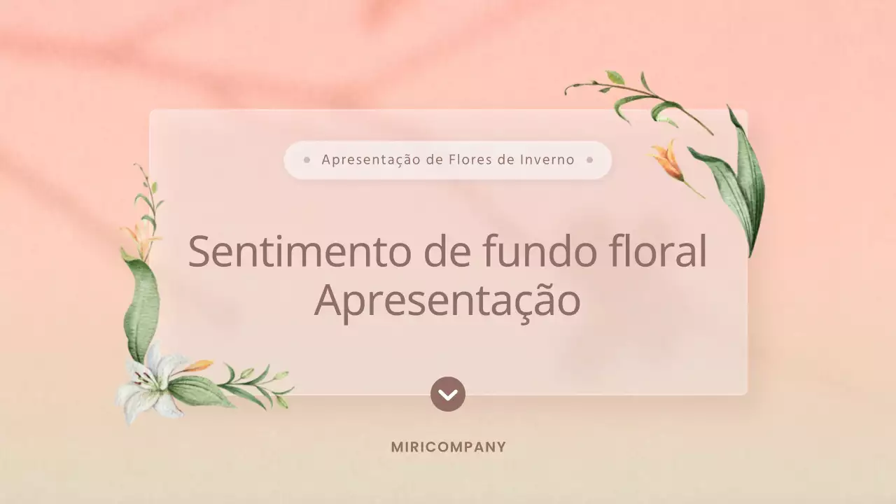 Apresentação simples de flores de inverno em rosa e amarelo