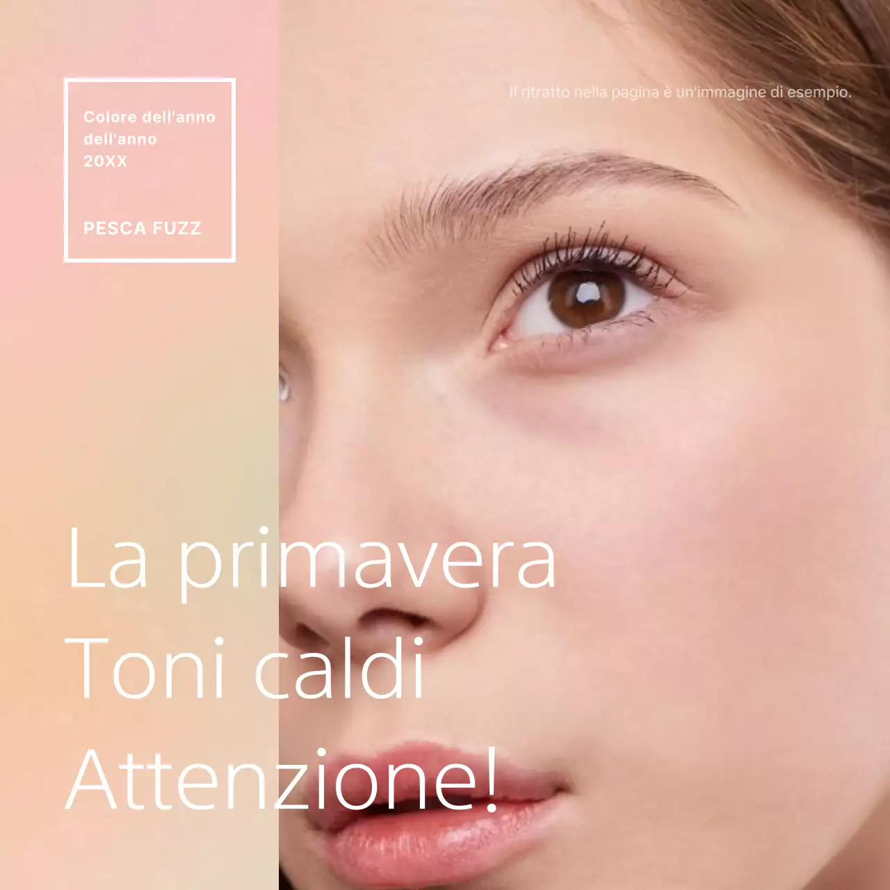 Promuovere l'arancione come colore minimalista dell'anno