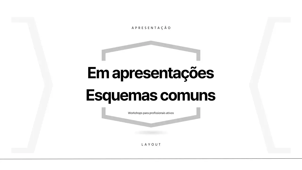 Relatório a preto e branco, layout moderno