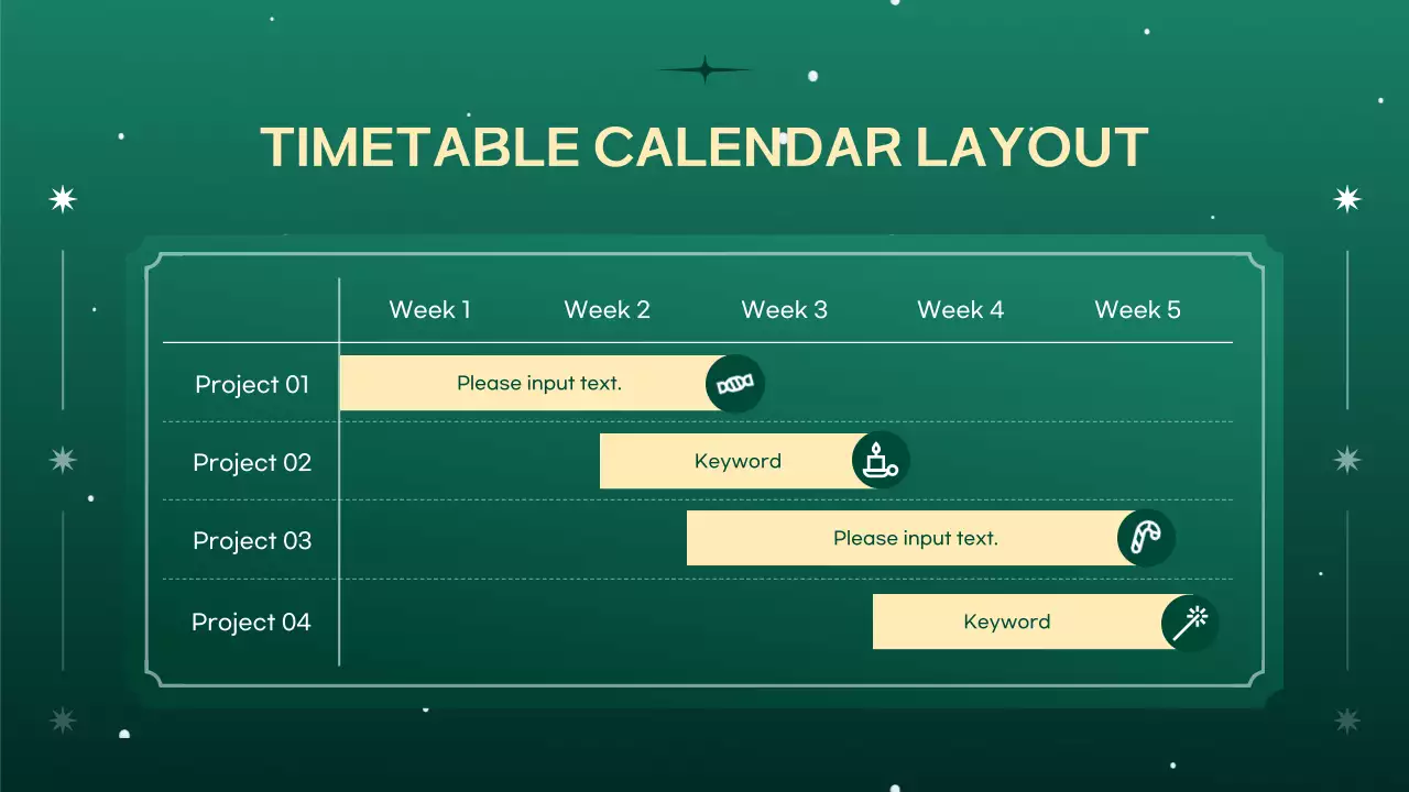 그린 미니멀 크리스마스 이벤트 프레젠테이션