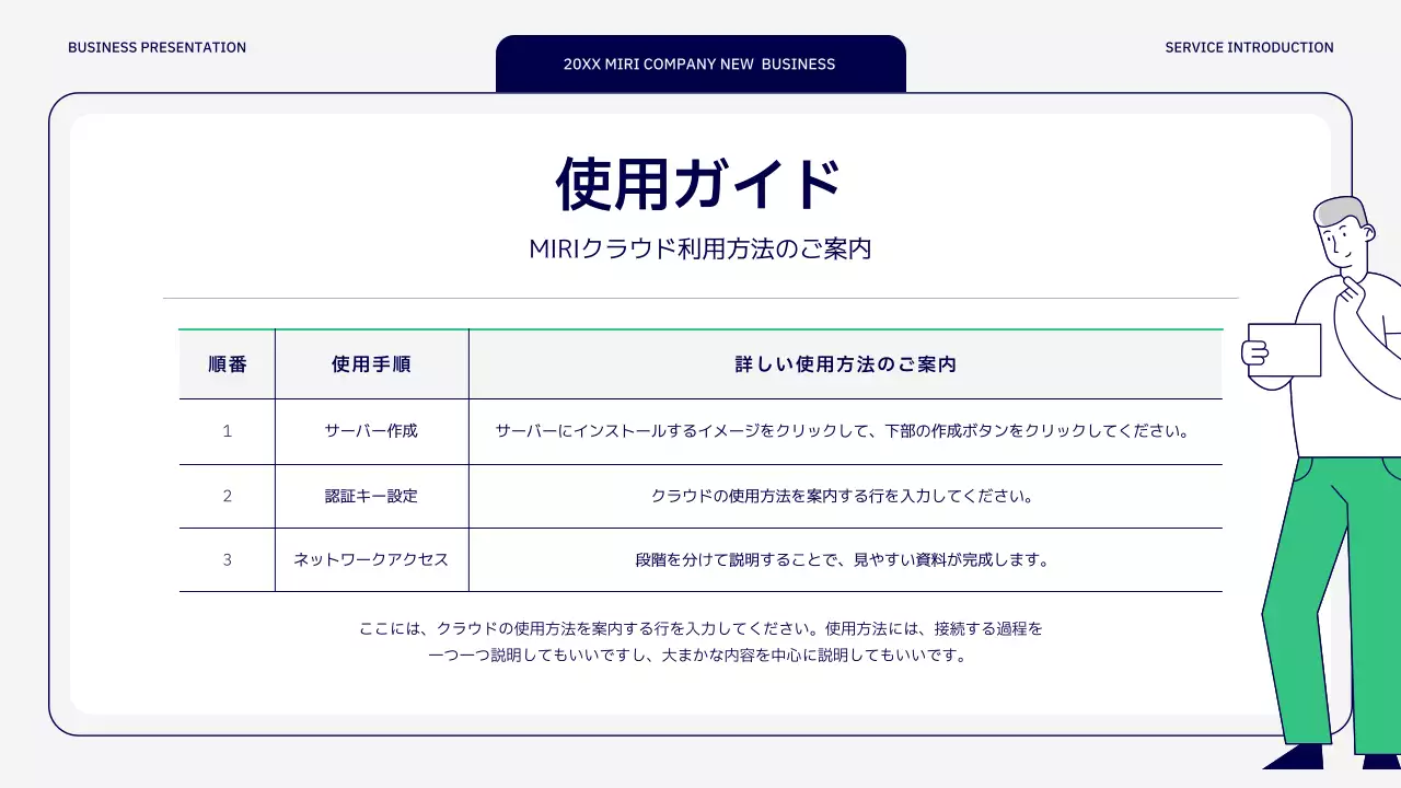 白 シンプル ビジネス プレゼンテーション