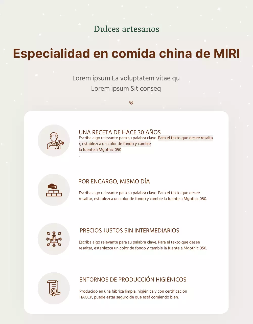 Anuncio de un sencillo set de regalo navideño hanwa en beige y marrón