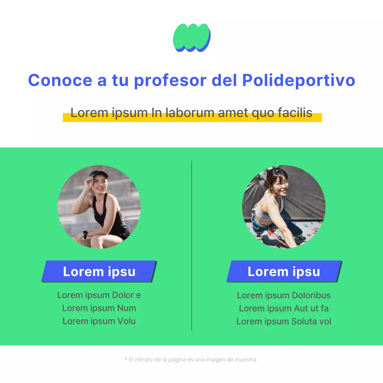 Promover la tendencia verde y azul en la contratación de clubes deportivos