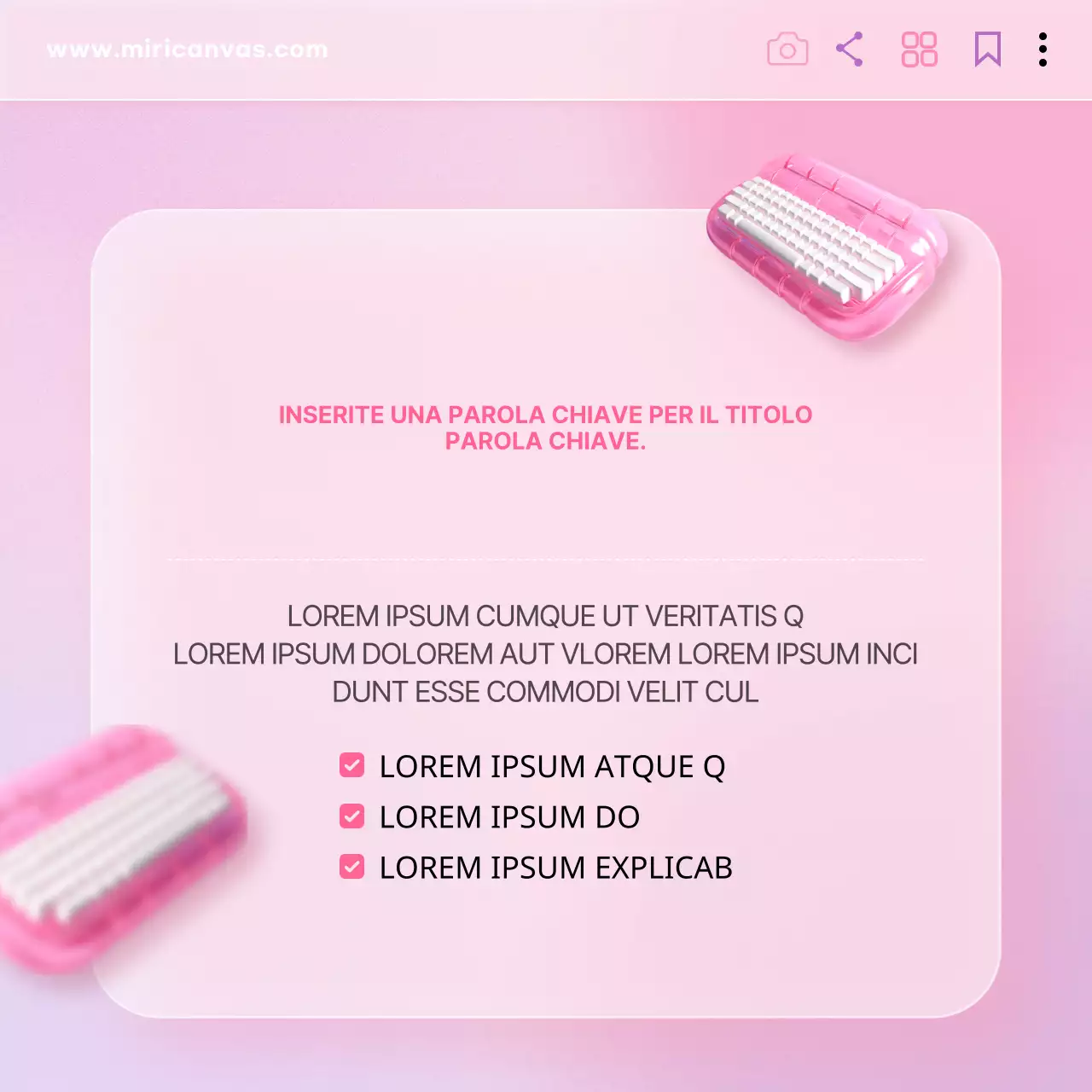 Uno sfondo di tendenza nei colori menta e rosaCirca il modello