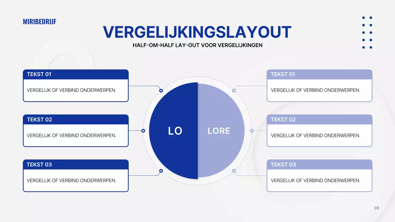 Een grijze, eenvoudige bedrijfspresentatie
