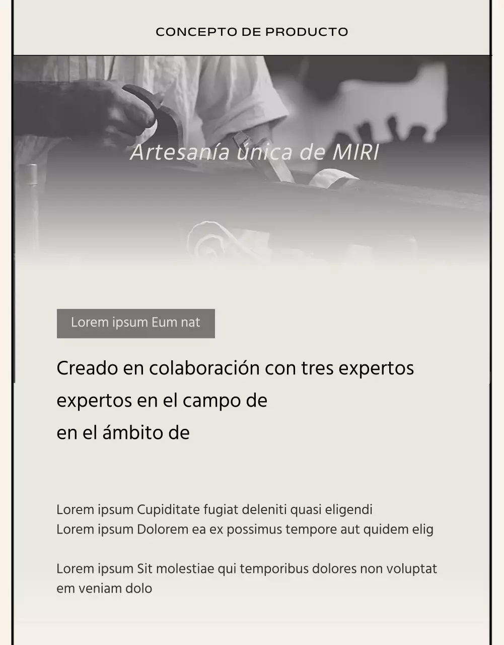 Estilo básico en negro y beige Declaración de marca de comercio