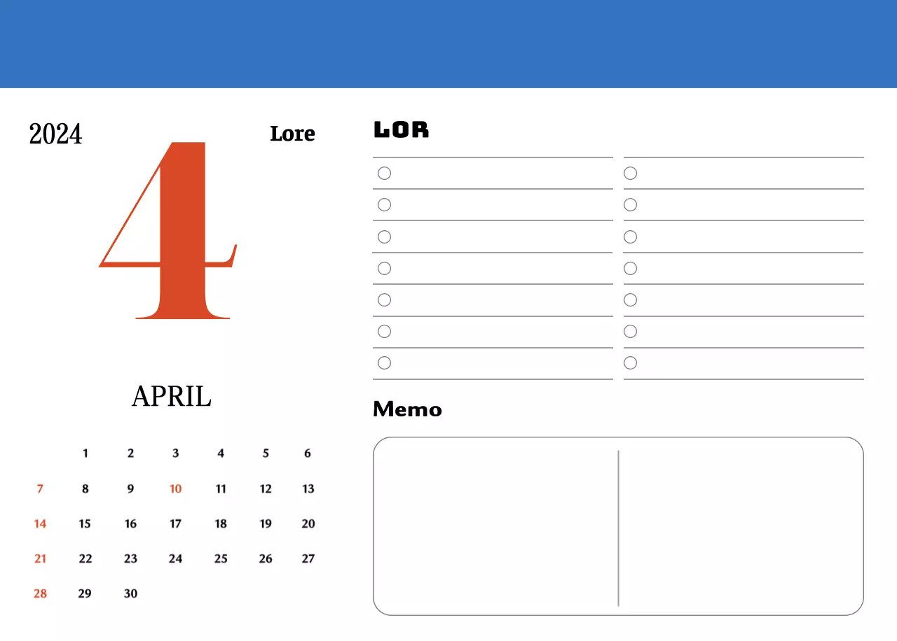 Rode en blauwe retro onderzetters memory kalender