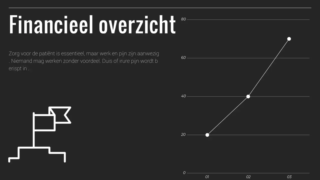 Minimalistisch zwart-wit bedrijfsrapport