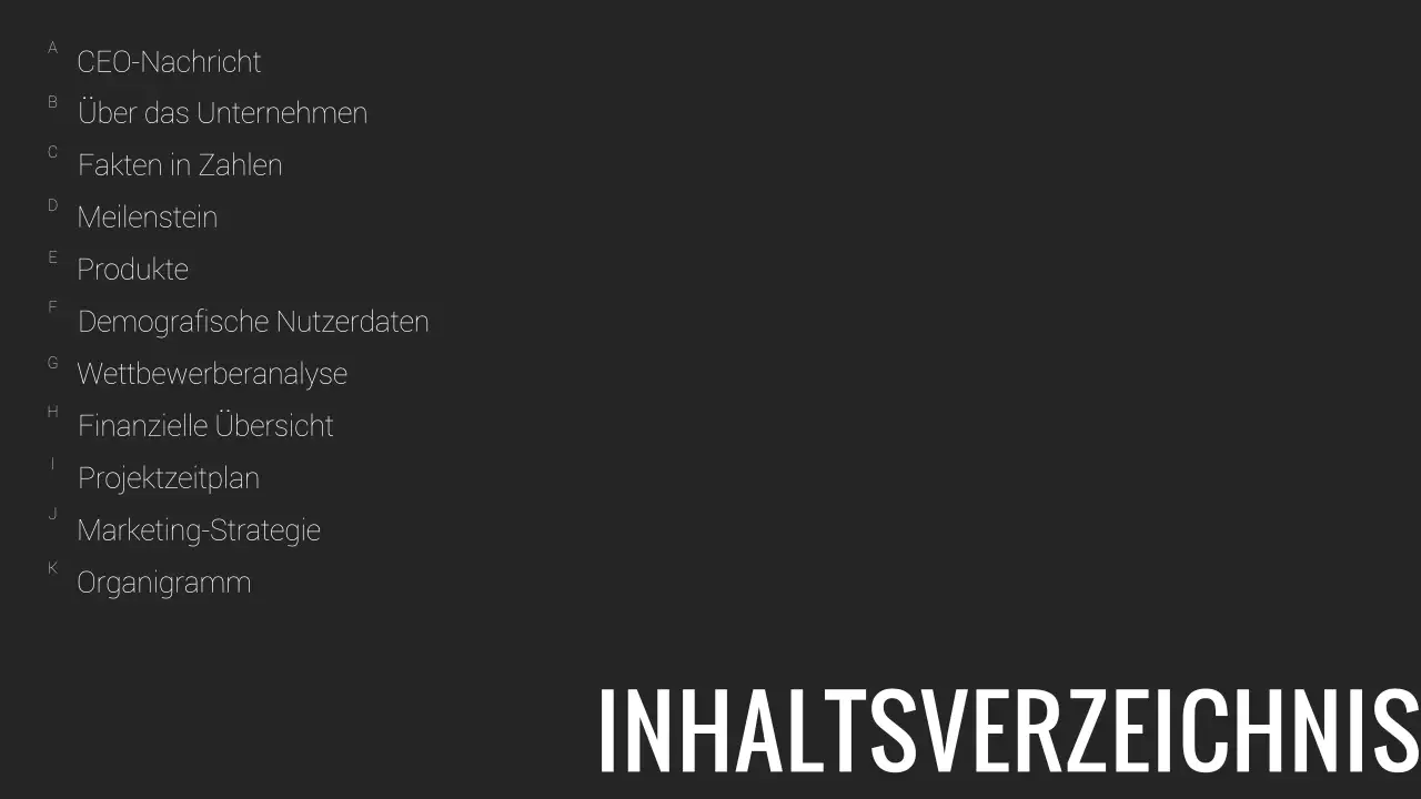 Schwarzer und weißer Minimal-Geschäftsbericht