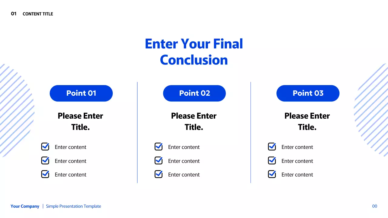 Blue Minimal Business Presentation