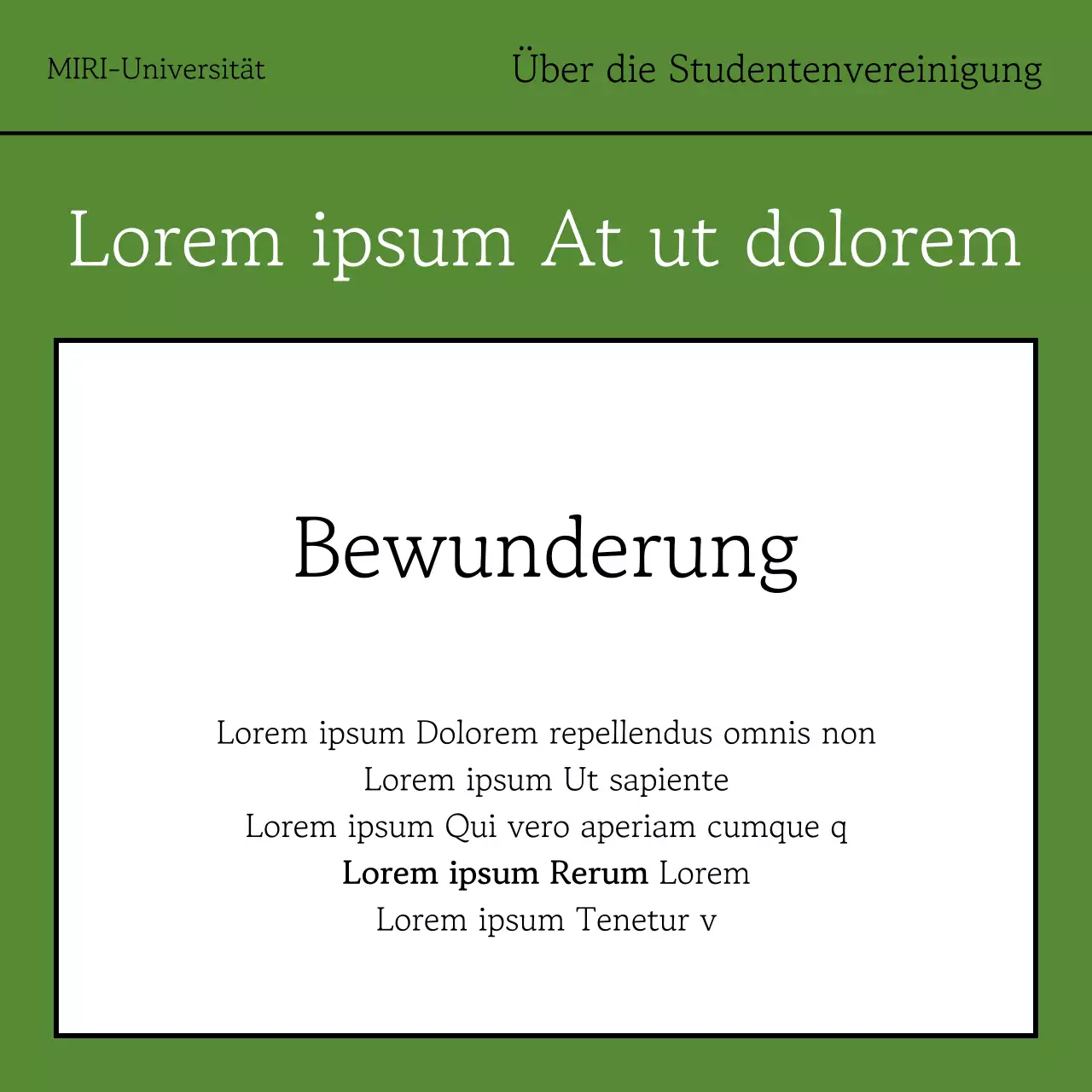 Eine einfache Pfandsammelaktion in Khaki