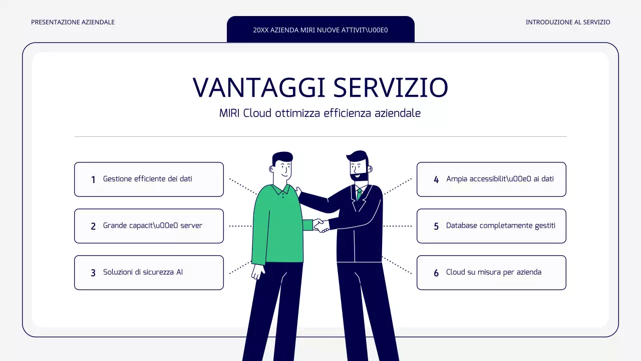 Una semplice piazzola di servizio verde e grigia