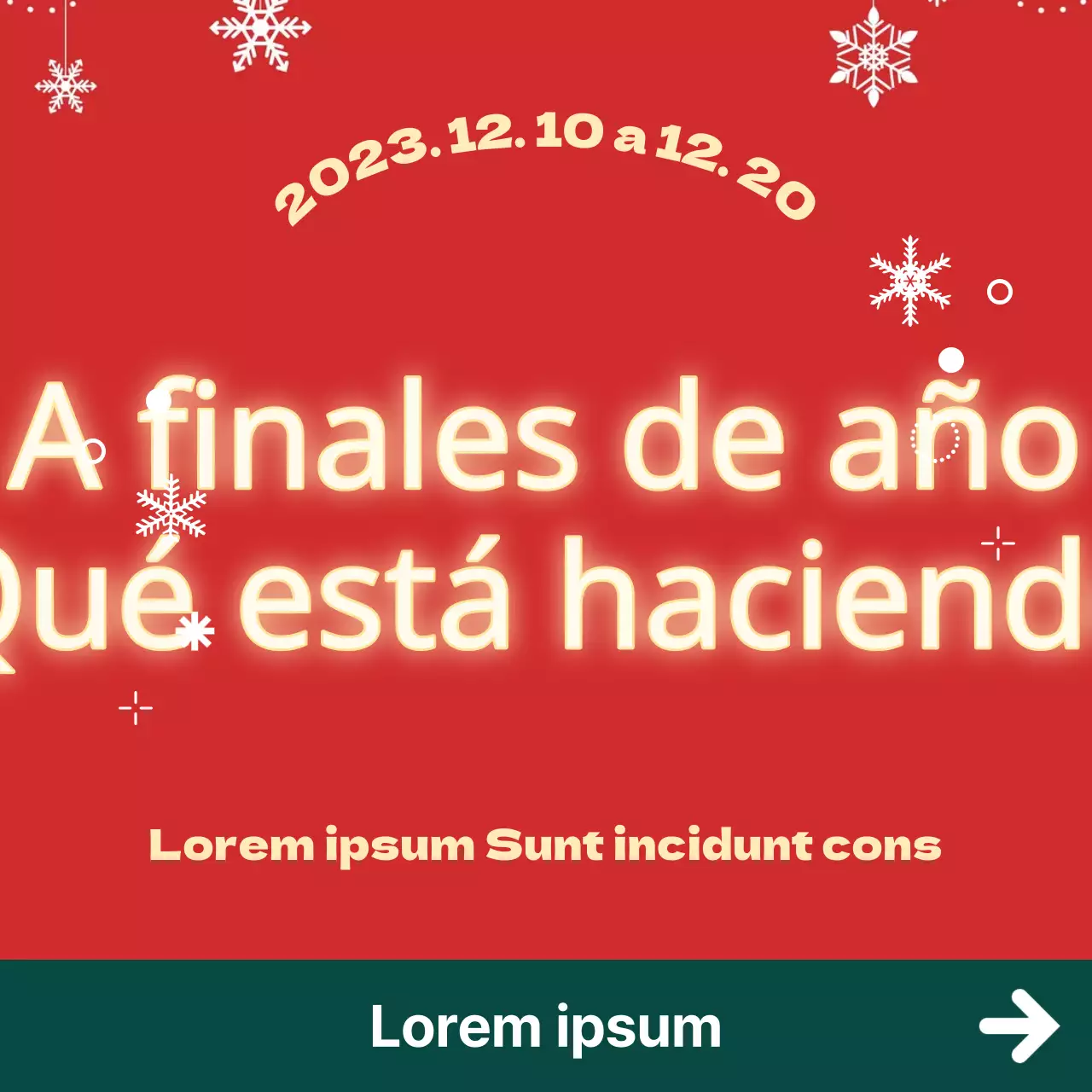 Promover en verde y rojo