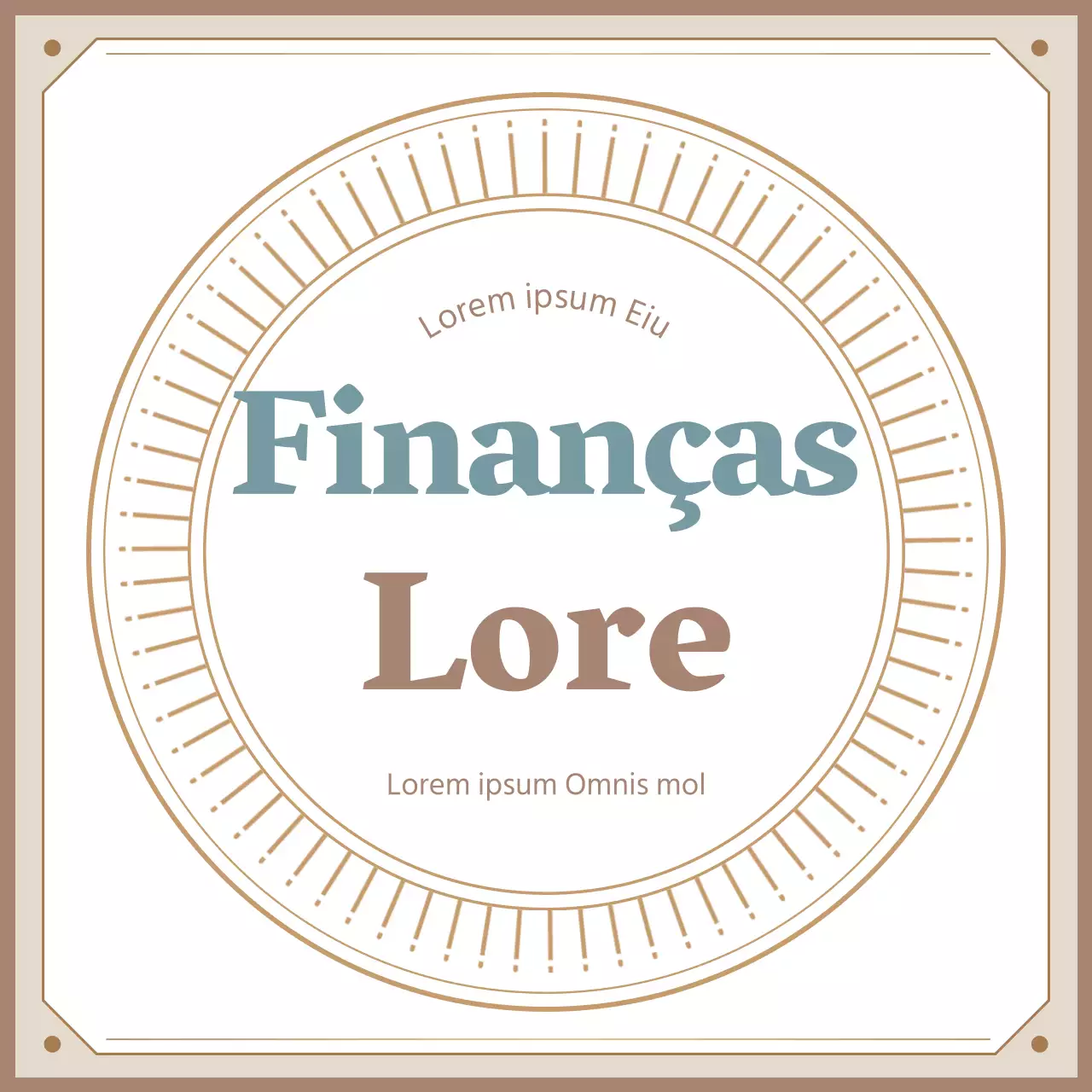 Sobre os três princípios do bege, finanças de luxo