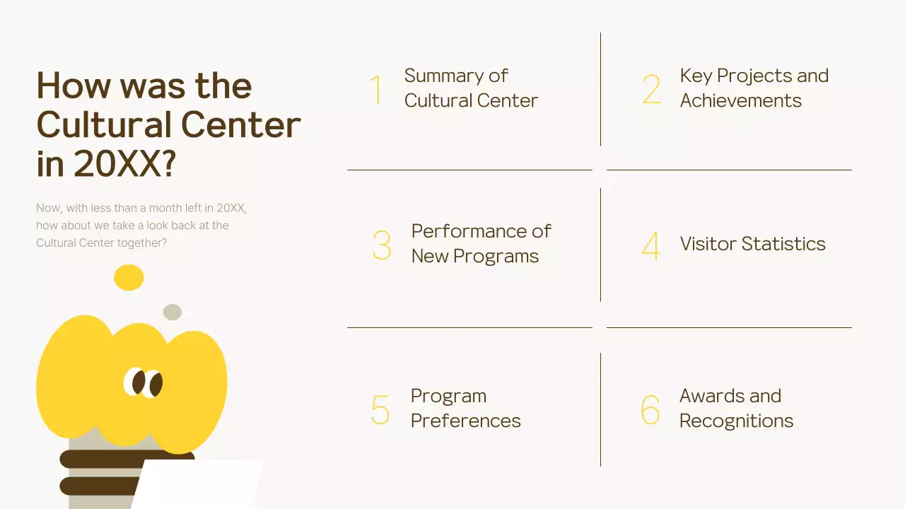 Yellow Modern Cultural Presentation
